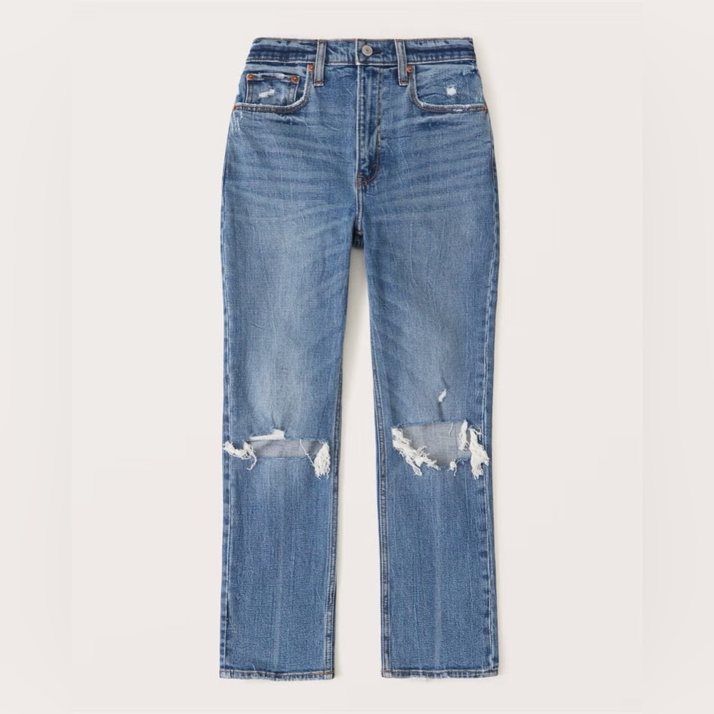 Curve Love Ultra High Rise Ankle Straight Jean 26